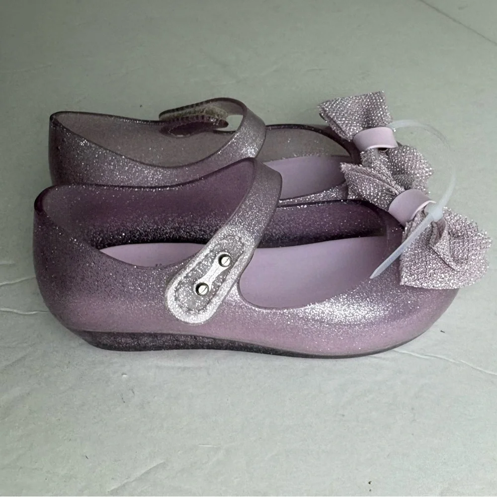 NEW Mini Melissa Kids' Ultragirl Sweet X Mary Jane Flat size 9
